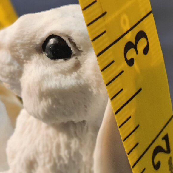 Set of 3 Holland Lop Eared Rabbits made of ceramic or resin. Stands 3.5"W x 5" L - Picture 6 of 9